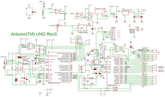 Arduino schematic (click to zoom).