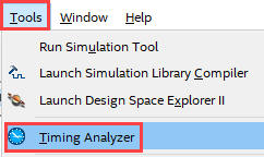 Tool timing analyser