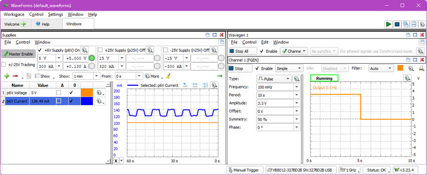 Wavegen control