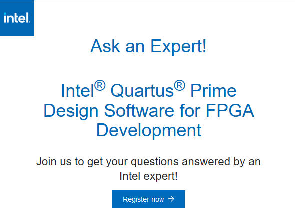 Ask Intel FPGA