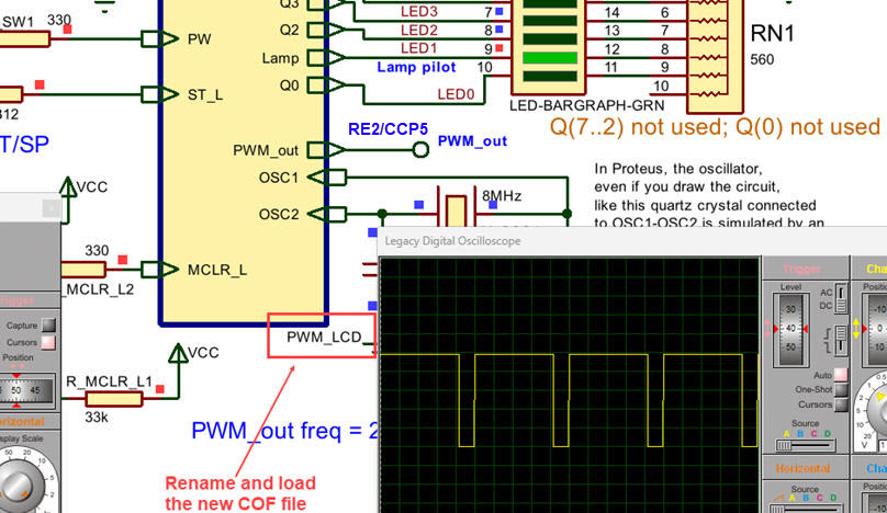 Remane the subcircuit and load the new COF file