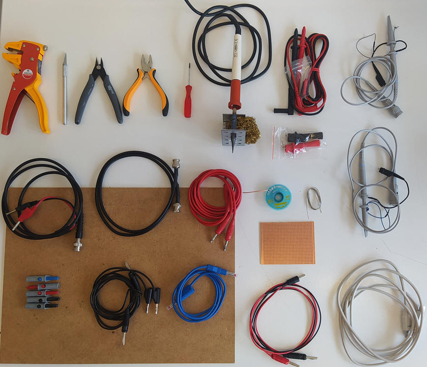tools and cables