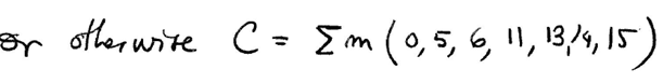 Equation sum of minterms