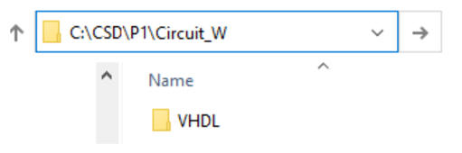 VHDL folder