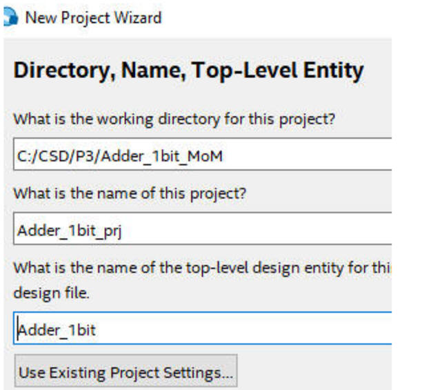 Project definition