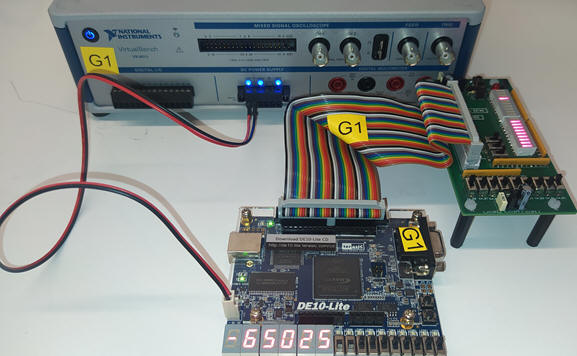 Instrument connections for powering the boards