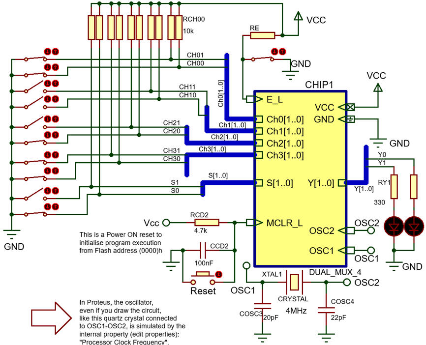 Full circuit captured in Proteus