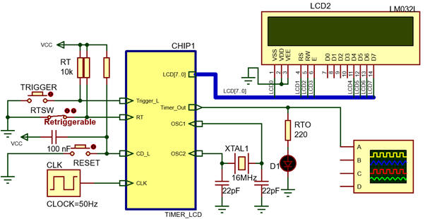 Circuit in Proteus
