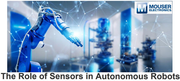 Sensors in autonomous robots