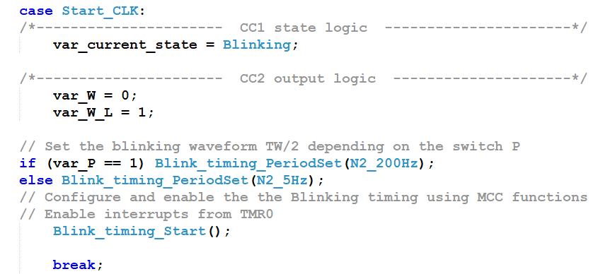 Start_CLK state